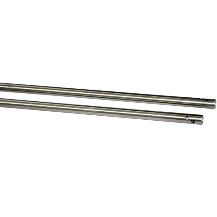 8′ Surface Vertical Top Rod – Satin Stainless Steel Finish by Best Precision
