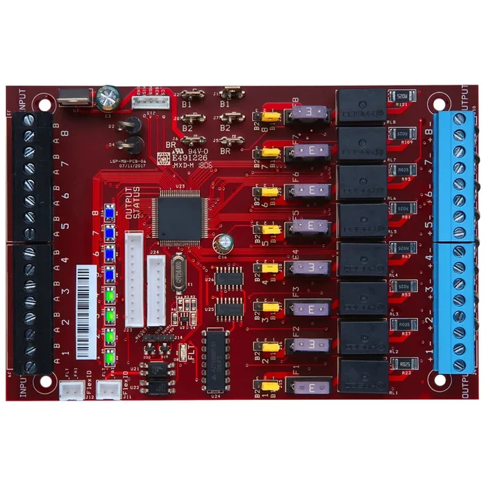8 Output Managed Lock Distribution Module, Fused – Lifesafety Power Inc