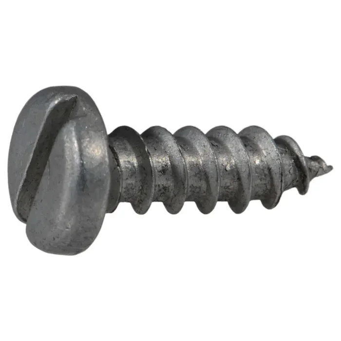 8 x 1/2″ Aluminum Slotted Pan Head Sheet Metal Screws