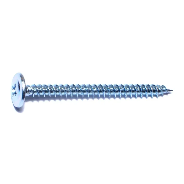 8 x 2″ Zinc Plated Steel Phillips Modified Truss Head Self Piercing Lath Screws