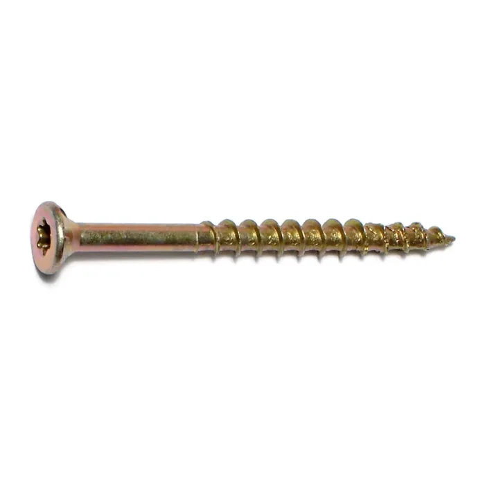 8 x 2″ Zinc Plated Steel Star Drive Nibs Bugle Head Wood Screws