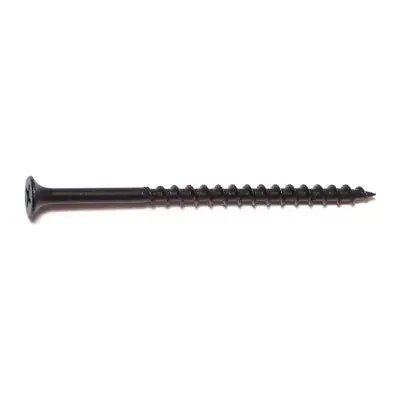 8 x 3″ Black Phosphate Steel Coarse Thread Phillips Bugle Head Drywall Screws