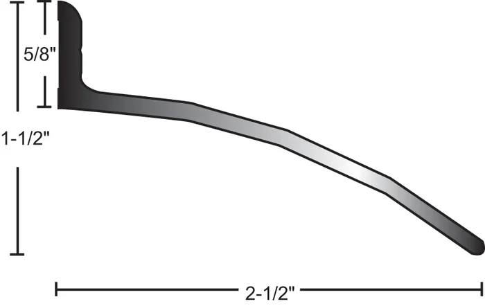 84″ Stainless Steel Drip Strip – NGP Weatherstripping and Threshold Products