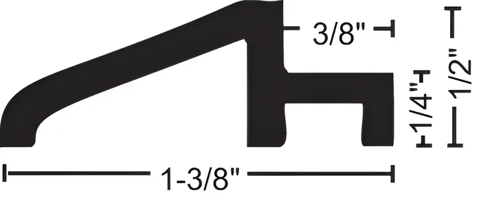 84-Inch Mill Aluminum Threshold Assembly Part by NGP