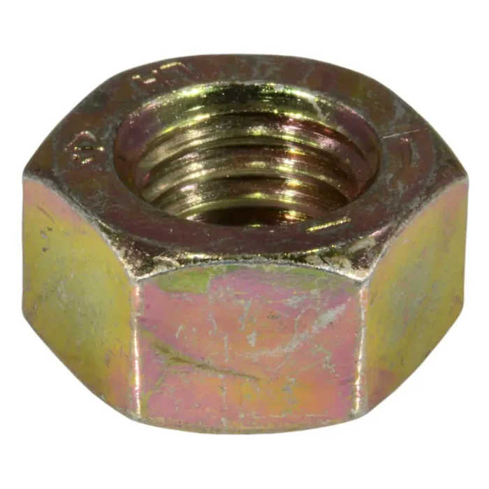 9/16″-12 Zinc Plated Steel Coarse Thread Left Hand Hex Nuts