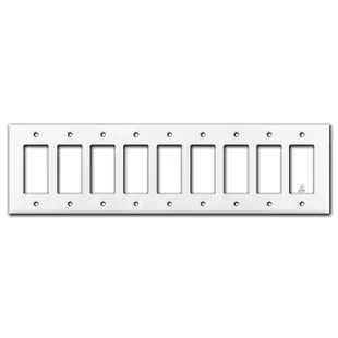 9 Rocker Wall Plate – White