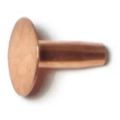 9 x 1/2″ Copper Belt Rivets