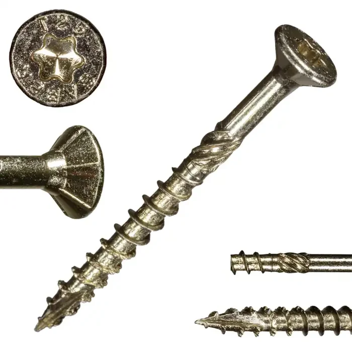 9 x 2″ Star Drive Gold SaberDrive® Multi-Purpose Screws 5 lb. Tub (595 pcs.)