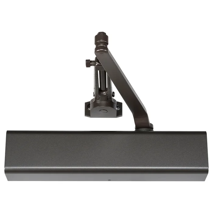Adjustable Hold Open Surface Mount Door Closer – Dark Bronze Finish by Norton Closers