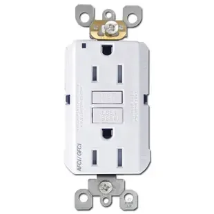 AFCI GFCI Safety Outlets 15A TR Leviton – White