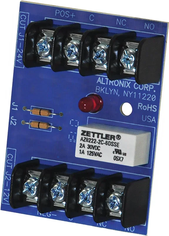 Altronix Relay Module Board Only – 6/12/24VDC, DPDT Contacts