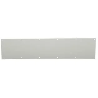 Aluminum Carded 8″ x 34″ Kick Plate Satin Nickel Finish by Schlage Residential