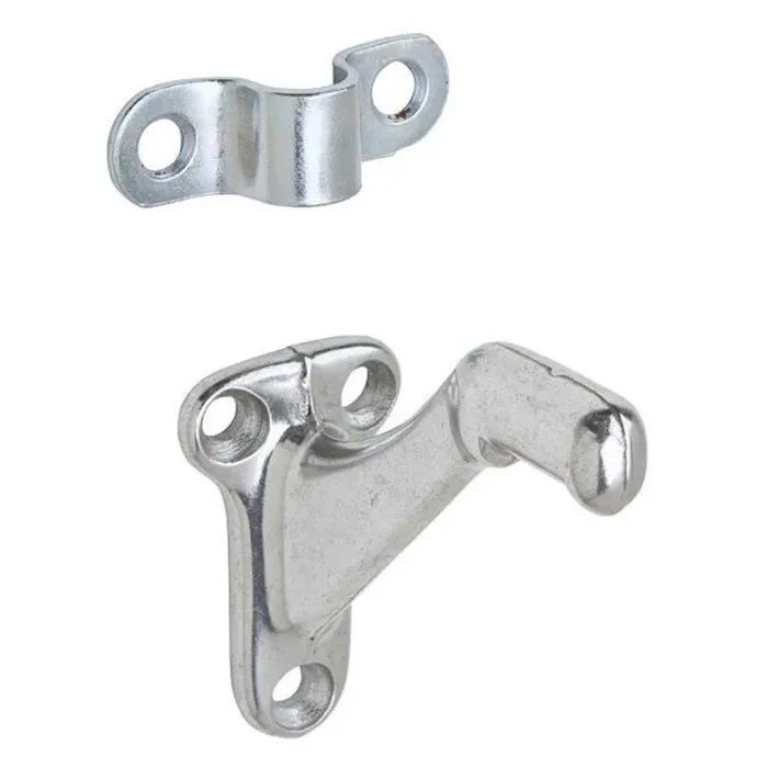 Aluminum Handrail Bracket Satin Nickel Finish – Ives Commercial
