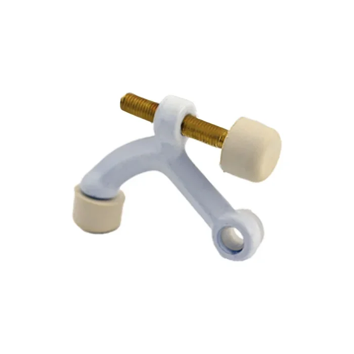 Aluminum Hinge Pin Door Stop – White Finish by Ives Commercial