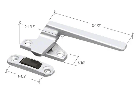 Aluminum Right Hand Casement Window Locking Handle – C.R. Laurence