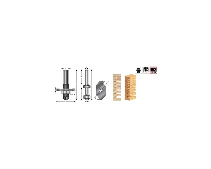 Amana 7/32 KERF 2 WING ASSEMBLY 53309