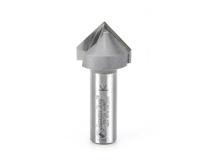 Amana V GROOVE 1 INCH DIA. 1/2 SHANK 45724