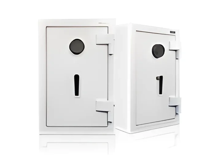American Security Home Safe – 45 Minute Fire Protection, LED Illuminated, Semi-Gloss White Finish