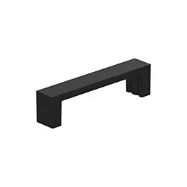 Amerock Augment Bar Pull 3-3/4″ (96mm) Center to Center, 4-3/16″ (106.5mm) Length, Matte Black Cabinet Pull / Handle