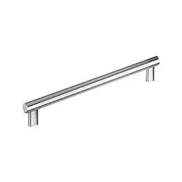 Amerock Bronx Pull 10-1/8″ (256mm) Center to Center, 10-15/16″ (278mm) Length, Polished Chrome Cabinet Pull / Handle