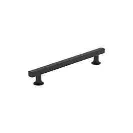 Amerock Everett 7-9/16″ (192mm) Center to Center, Matte Black Cabinet Handle / Pull