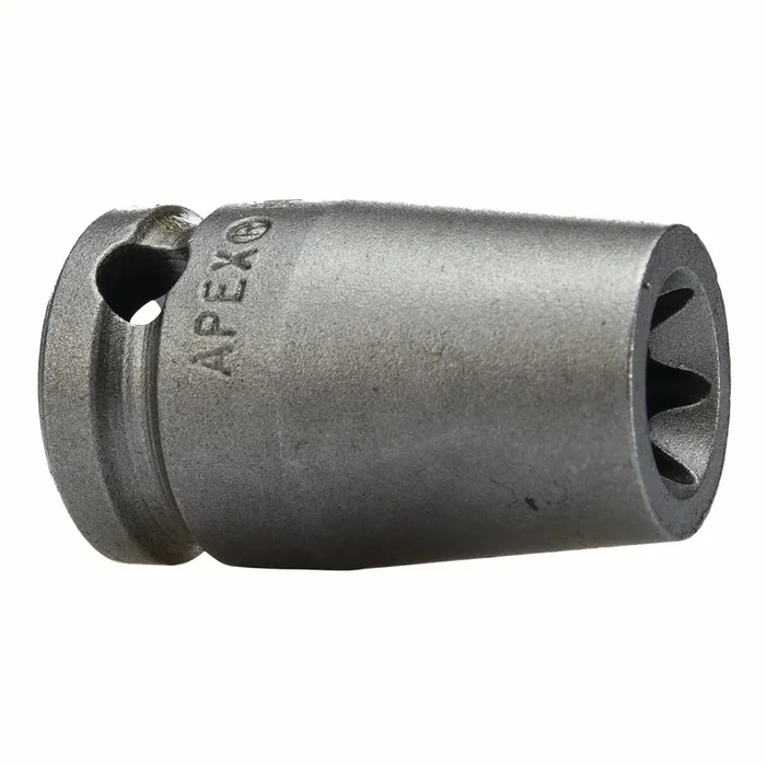 Apex MTX-3112 | External Torx | Fixed Magnet | Standard Length | 3/8″ Square Drive | E12 – Impact Socket