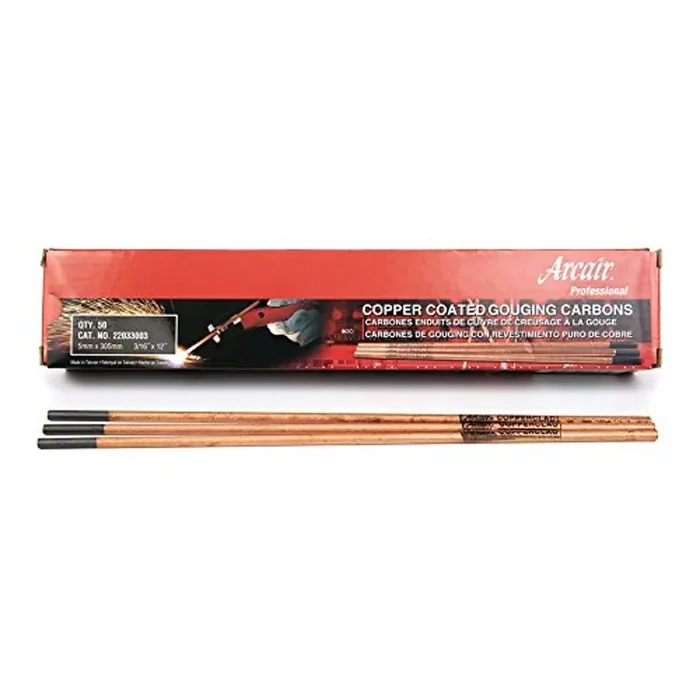Arcair Gouging Electrodes, Pointed Copperclad DC, 3/16 x 12 – 50 Pcs 22033003