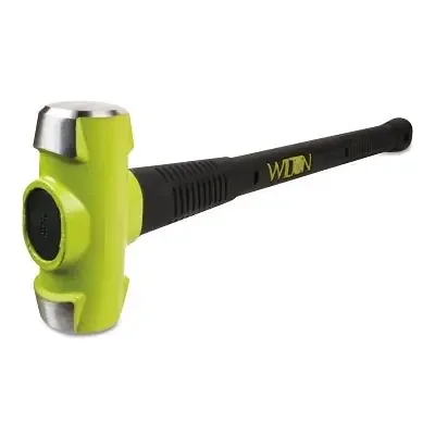 B.A.S.H Unbreakable Handle Sledge Hammer, 10 lb Head, 24 in Ergonomic Handle