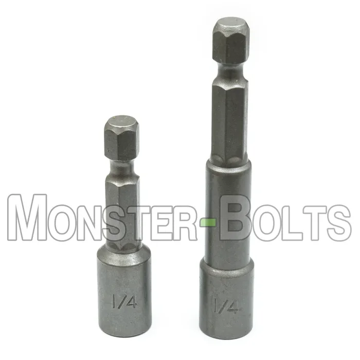 B-Stock 1/4″ Magnetic Nutsetters, 1/4″ Hex Power Shank w/ Industrial Grade Magnet