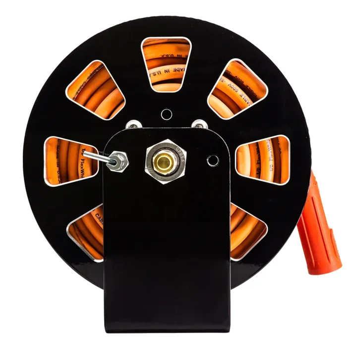 BadAssReels 8 Slot Black Welding Cable Reel