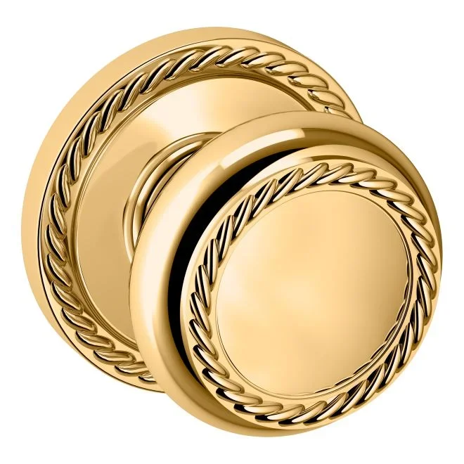 Baldwin Estate Preconfigured 5064 Knob with 5004 Rose Half Dummy Lock – Lifetime Brass Finish