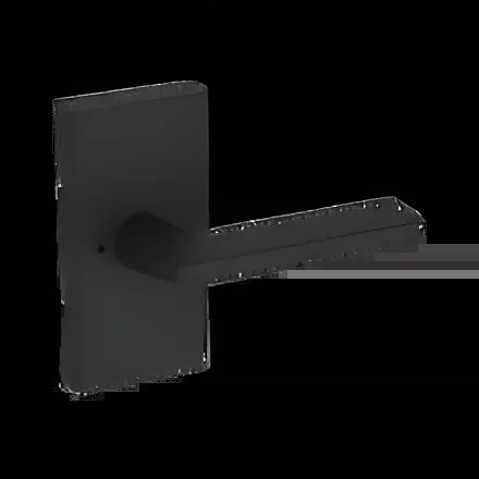 Baldwin Reserve PVANARCFR191 Right Hand Privacy Lever with 5″ Rose – Matte Black Finish