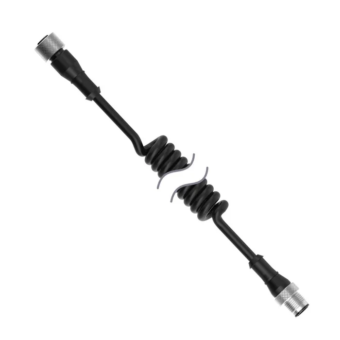 Banner 812762 | MQDEC-401.7M-PUR-C | Cordset A-Code M12 to A-Code M12 Double Ended Coiled