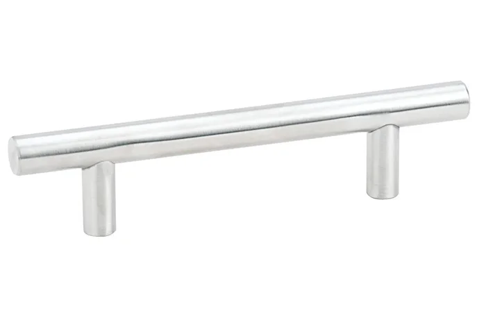Bar Cabinet Pull – 24″ Center To Center Brushed Stainless Steel by Emtek