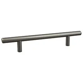 Bar Pull Collection Minimalist Style 5″ (127mm) Hole Center, Overall Length 8″, Satin Nickel Cabinet Hardware Pull / Handle