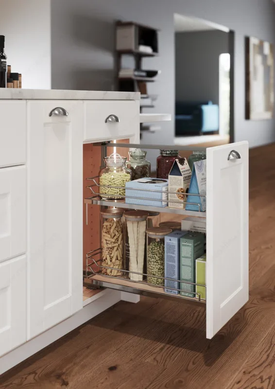 Base Pull-Out II Unit by Richelieu – Efficient Sliding Storage for Kitchens and Bathrooms