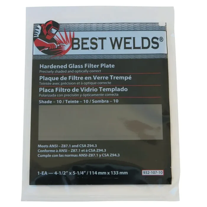 Best Welds Glass Filter Plate 4-1/2″ x 5-1/4″ Shade 12