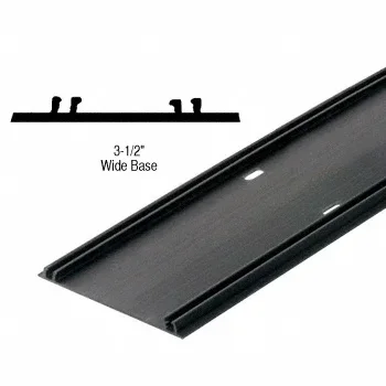 Black 3-1/2″ Wide Screen Tight Base by C.R. Laurence