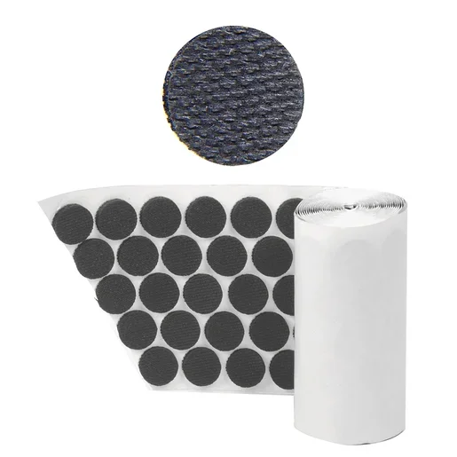 Black Sponge Rubber Desk Buttons by C.R. Laurence