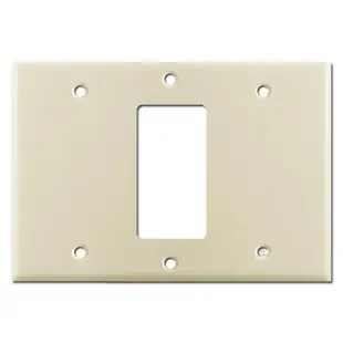 Blank Decor Blank Light Switchplate Cover – Ivory
