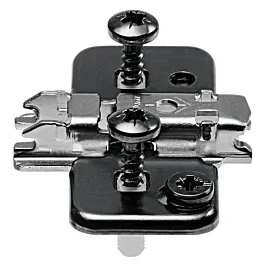 Blum CLIP 0mm Frameless Cabinet Hinge Mounting Plate 174H7100E, Onyx Black