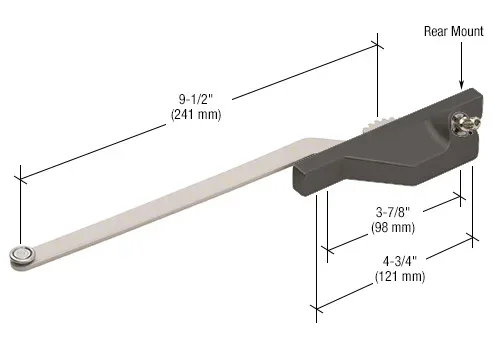 Bronze Right Hand Single Arm Roto Operator by C.R. Laurence