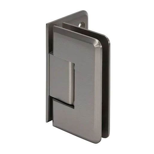 Brushed Nickel Cologne 044 Series Wall Mount Offset Back Plate Hinge