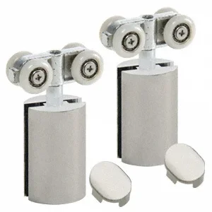 Brushed Nickel Hydroslide Sliding Door Hanger Kit by C.R. Laurence