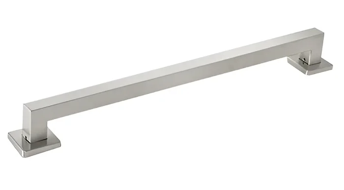 Brushed Stainless Mitered 24″ Square Grab Bar by C.R. Laurence