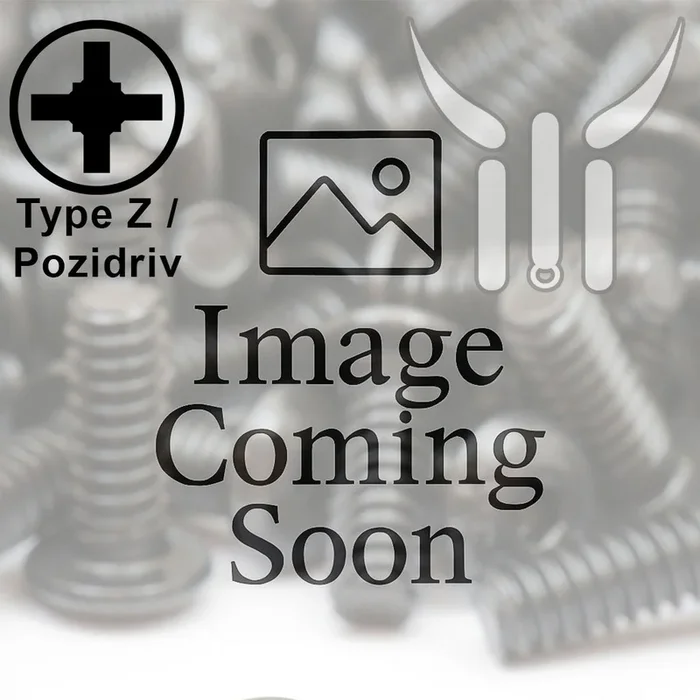 Bulk M2.5 x 6mm Pozi Pan Plastite Alternative Thread-Rolling Screws – Black Oxide & Wax – Monster Bolts