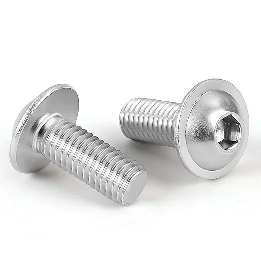 Bulk M8 Stainless Steel Button Flange Socket Screws – A2/18-8
