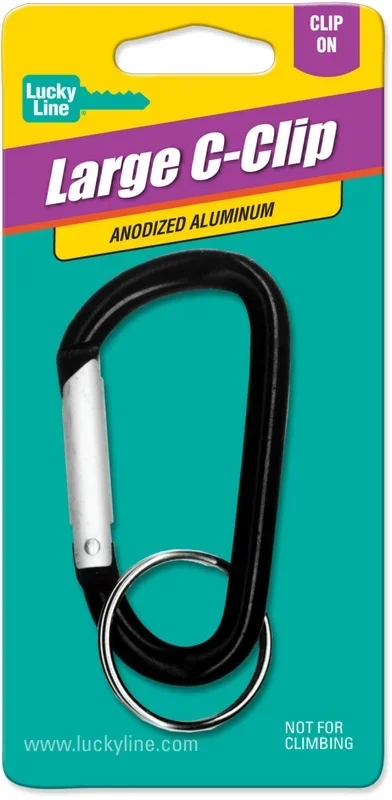 C Clip Large Aluminum Assorted – Lucky Line Products