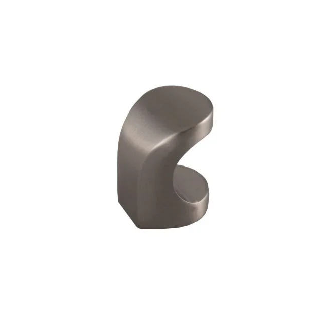 Cabinet Knob with Finger Cabinet Pull – Satin Nickel Finish by Crown Cabinet Hardware