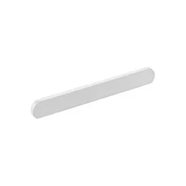 Cafe 8″ (203mm) Center to Center, Overall Length 8-7/8″ (225mm) Modern Oval Matte White Cabinet Pull/ Handle